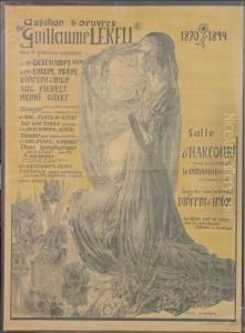 Vintage French Symbolist Poster by Carlos Schwabe