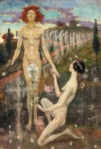 L'amour Triomphant De La Mort by Carlos Schwabe