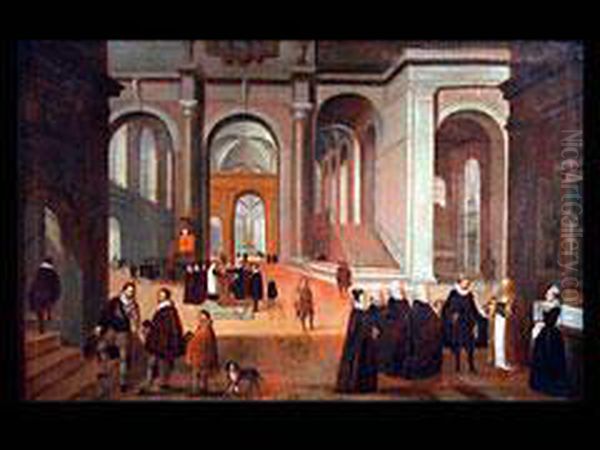 Kircheninterieur Mit Lebenslauf-symbolik - view 1