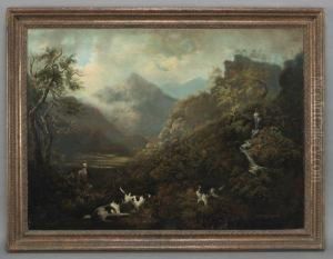 "shooting Scene In 
Cumberland" by Charles Henry Schwanfelder