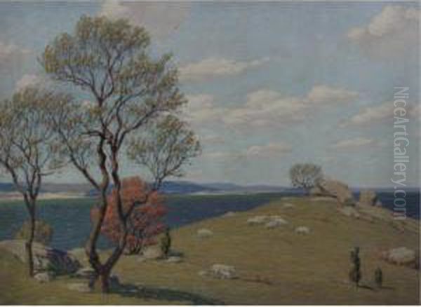Springtime On A Knoll By The Sea - view 1