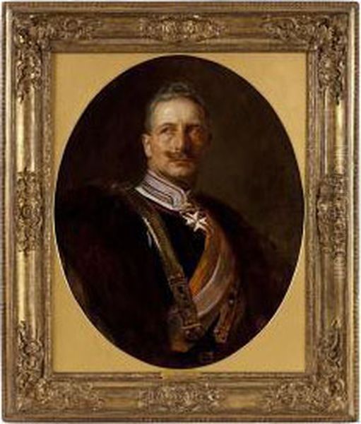 Half Length Portrait Of Kaiser Wilhelm Ii - view 1