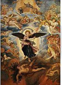 St. Michael Im Kampf Mit Dem Satan by Christoph Schwarz