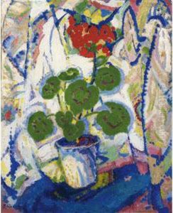 Still Life With Flowers by Mommie Schwarz