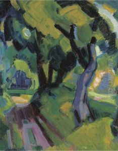 An Alley, Possibly Bergen (n.h.) by Mommie Schwarz