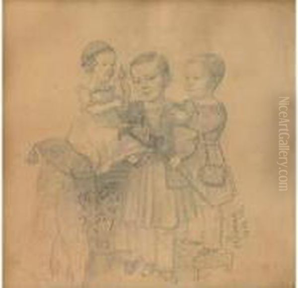 Portrait De Trois Enfants (1844) - view 1