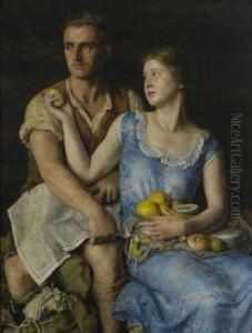 Junges Paar by Alfred Schwarzschild