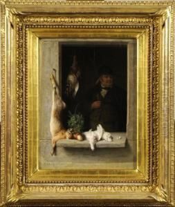Portrait D'homme A La Nature Morte Au Lievre