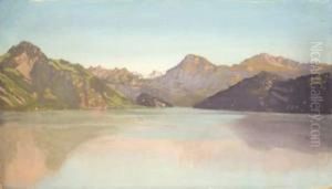 Paysage Au Grand Lac by Xaver Schwegler
