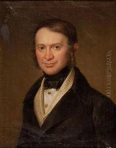 "herrenportrat" by Karl Gottlieb Schweikart