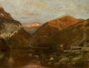 Dammerung Uber Dem Fjord
