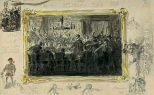 "jurgen Wullenweber Vor Dem Lubecker Rath." 1868