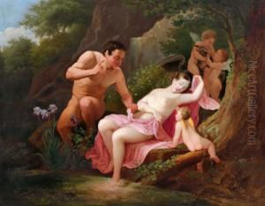 Szene Aus Den Metamorphosen Des Ovid by Heinrich Schwemminger