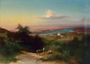 Blick Ins Donautal by Josef Schwemminger