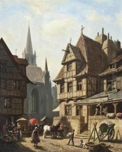 Market Day by Albert Schwendy