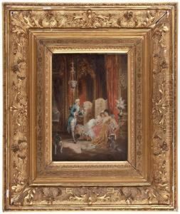 "der Kavalierim Salon" by Karl Schweninger
