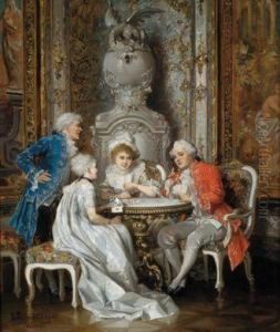 Die Kartenrunde by Karl Schweninger