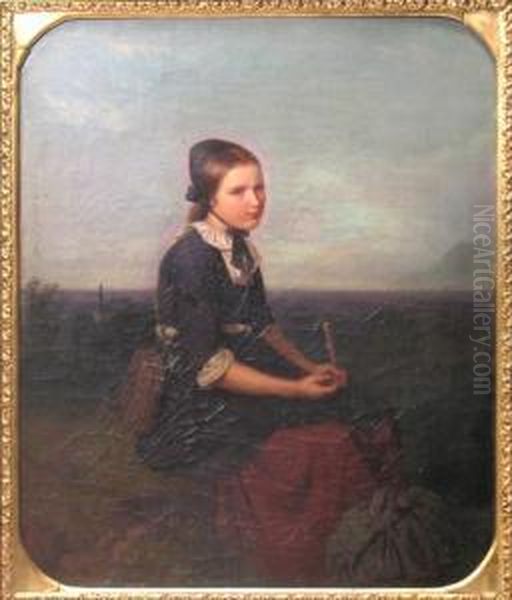 Girl Resting - view 1