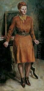 Stehende Dame