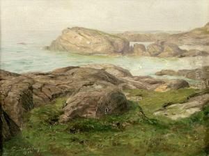 Norwegische Kuste Im Sonnenschein" by Friedrich Wilhelm Schwinge