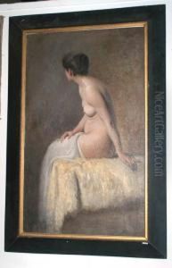 Sitzender Akt by Alois Karl Schwinger