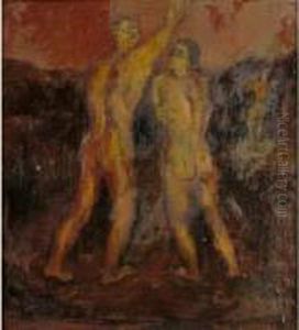 Etude Pour "gli Uomini Che Si Voltano", Circa 1930