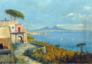 Veduta Del Golfo Di Napoli