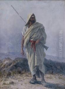 An Arab Warrior by Antonio, Cavaliero Scognamiglio