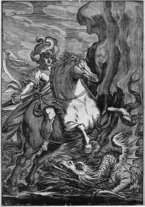 Der Hl. Georg Im Kampf Mit Dem Drachen by Giuseppe Scolari