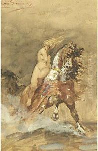 A Cavallo by Eugenio Scomparini