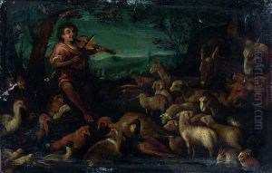 Orphee Charmant Les Animaux by Sinibaldo Scorza