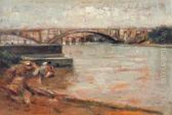 Lavandaie In Riva Al Fiume - view 1