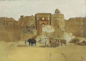 The Western Gate Of The Purana Qila, Delhi