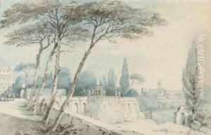 Villa Doria Pamphili, Rome by Caroline Lucy Scott