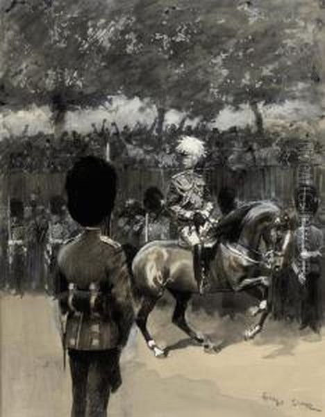 Field Marshal On A Triumphal Marchthrough London To Celebrate The Armistice - view 1