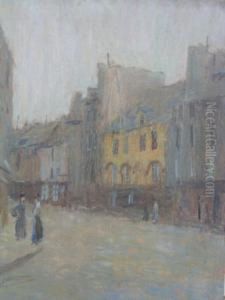 Village En Bretagne by Frank Edwin Scott