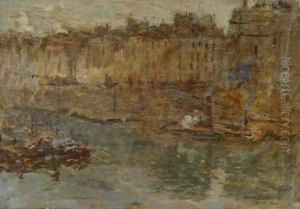 La Seine A Paris by Frank Edwin Scott
