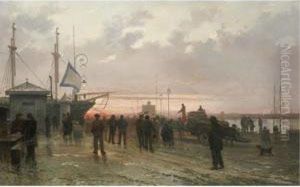Out To Sea by Henri Louis Scott