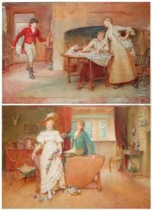 'his First Brush' And ' Loves Young Dream'