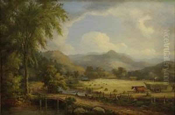 Haying In The White Mountains - view 1