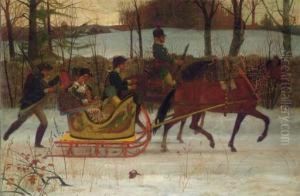Horse-drawn Sleigh by Julian Scott