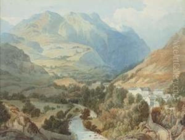 An Alpine Valley Near Grenoble - view 1