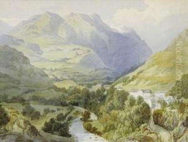 Alpine View Near Grenoble - view 1