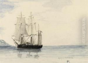 Autograph Log As Midshipman On Hms by Robert Falcon, Lt Scott