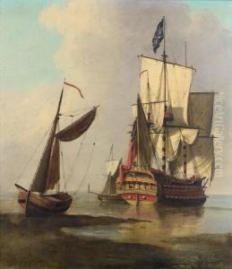 A Fourth Rate Of The Royal Navy