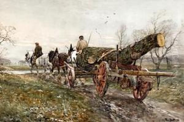 Hauling Timber - view 1