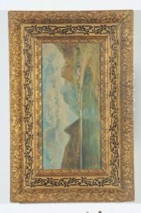 Coppia Di Vedute Di Lago by Giosue Scotti