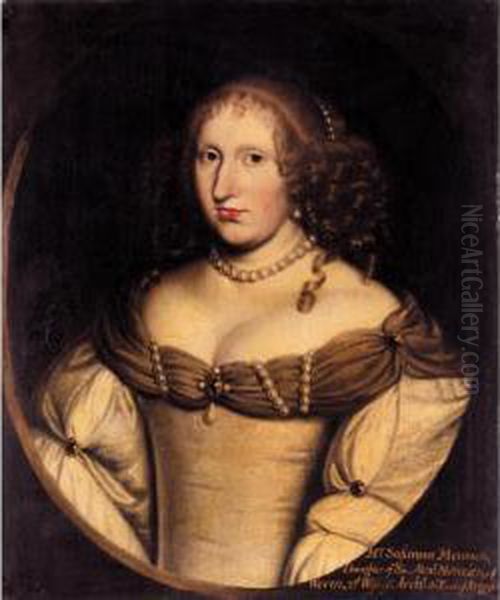 Portrait Of Miss Suzanne Menzies, Daughter Of Sir Alexander Menzie Of Weem And Lady Jean Rothes - view 1