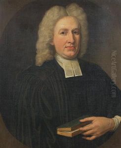 Rev Dr William Carlyle, Half Length, Holding A Book