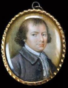 Portrait Miniature Of A British Officer by James Scouler